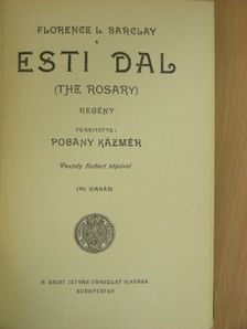 Florence L. Barclay - Esti dal [antikvár]