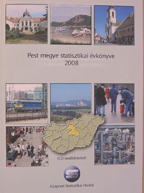 Pest megye statisztikai évkönyve 2008 - CD-vel [antikvár]