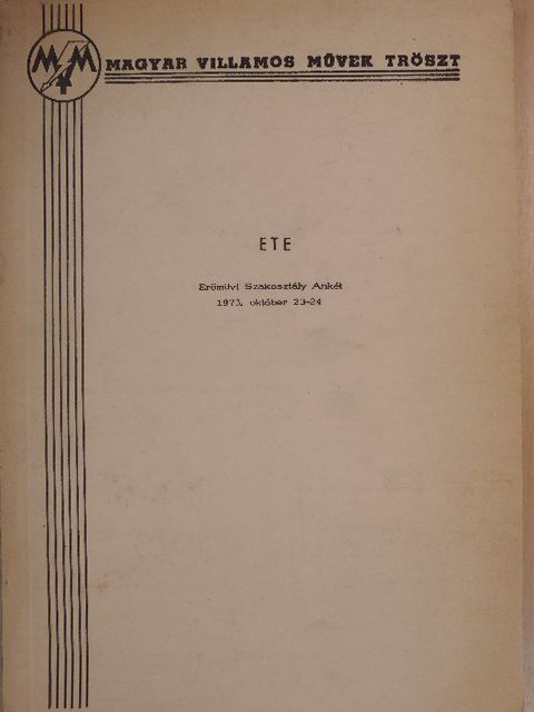 ETE [antikvár]