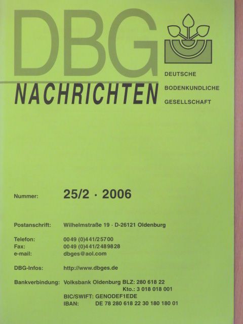 Elisabeth Tressel - DBG Nachrichten 2006/2 [antikvár]