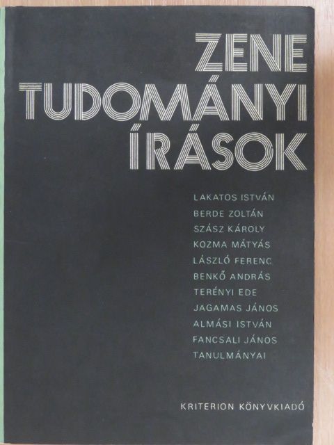 Almási István - Zenetudományi írások [antikvár]