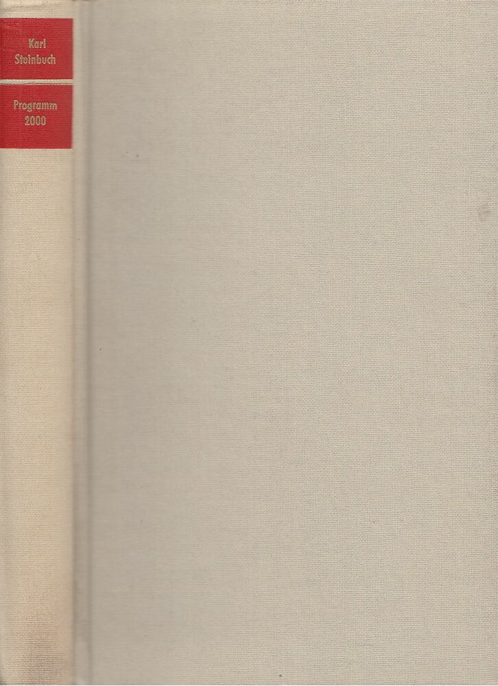 Steinbuch, Karl - Programm 2000 [antikvár]