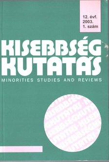 CHOLNOKY GYŐZŐ - Kisebbségkutatás 2003/1 [antikvár]