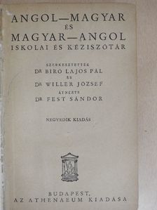 Angol-magyar és magyar-angol iskolai és kéziszótár [antikvár]