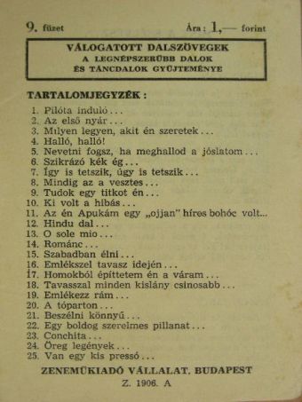 Bágya András - Válogatott dalszövegek 9. [antikvár]