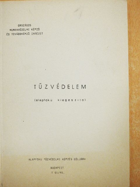 Gelecsényi György - Tűzvédelem [antikvár]
