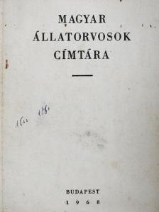 Dr. Szép Iván - Magyar állatorvosok címtára [antikvár]