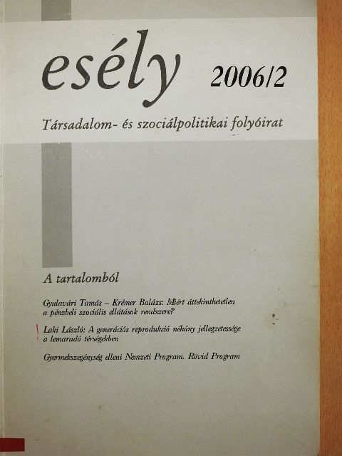 Budai István - Esély 2006/2 [antikvár]