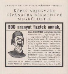 Képes árjegyzék kívánatra bérmentve megküldetik [antikvár]
