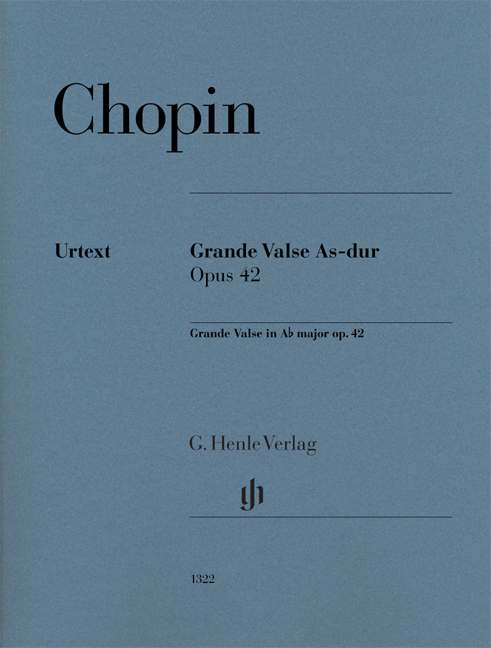Chopin - GRANDE VALSE AS-DUR OP.42 (HERAUSG. E. ZIMMERMANN, FINGERSATZ VON H-M THEOPOLD)