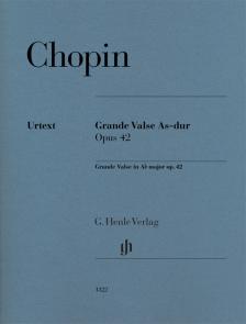 GRANDE VALSE AS-DUR OP.42 (HERAUSG. E. ZIMMERMANN, FINGERSATZ VON H-M THEOPOLD)
