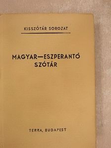 BAGHY GYULA - Magyar-eszperantó szótár [antikvár]