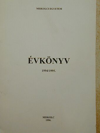 Évkönyv 1994/1995. [antikvár]