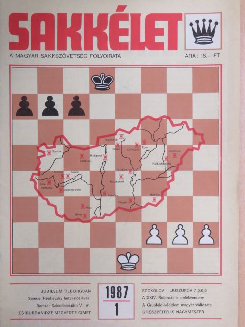 Adorján András - Sakkélet 1987. január 20. [antikvár]