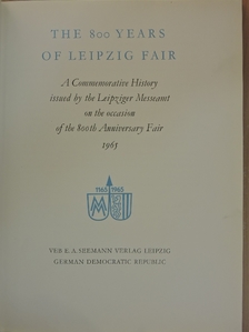 Jürgen Kuczinsky - The 800 Years of Leipzig Fair [antikvár]