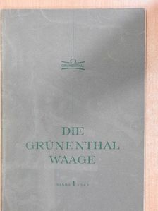 Gerhard Jauss - Die Grünenthal Waage 1/1967 [antikvár]
