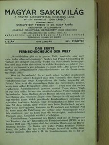 Magyar Sakkvilág 1936. (nem teljes évfolyam) [antikvár]