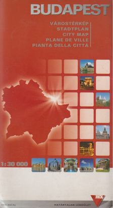 Budapest várostérkép [antikvár]