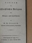 C. Ch. Cannabich - Lehrbuch der Christlichen Religion für Bürger- und Landschulen (gótbetűs) [antikvár]