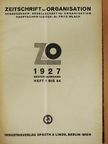 J. Becker - Zeitschrift für Organisation Januar-Dezember 1927 [antikvár]