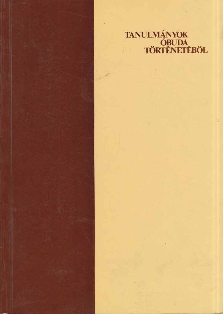 Gál Éva, Létay Miklós - Tanulmányok Óbuda történetéből III. [antikvár]