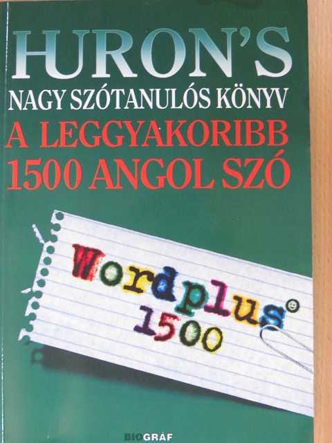 Nyerges András - Huron's nagy szótanulós könyv [antikvár]