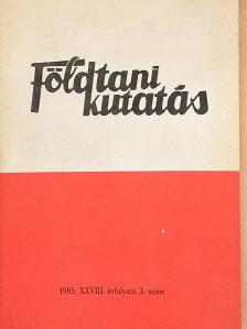 Andainé Simon Márta - Földtani Kutatás 1985/3. [antikvár]