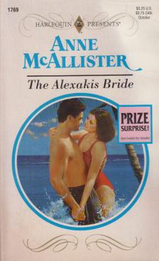 Anne McAllister - The Alexakis Bride [antikvár]