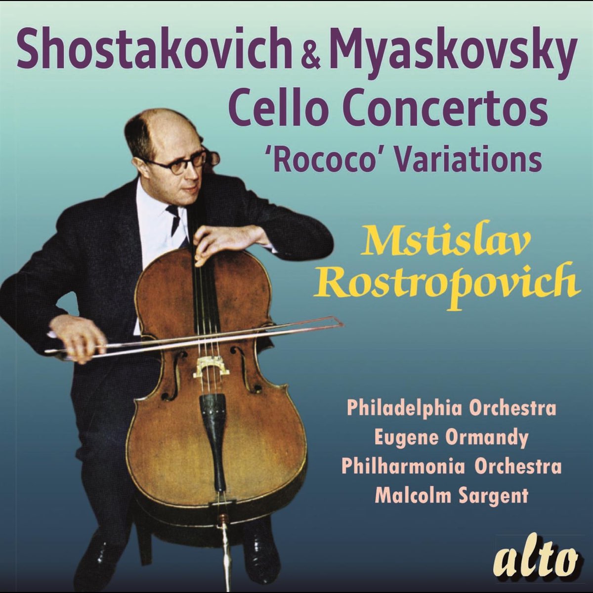 SHOSTAKOVICH - CELLO CONCERTO - 'ROCOCO' VARIATION CD ROSTROPOVICH