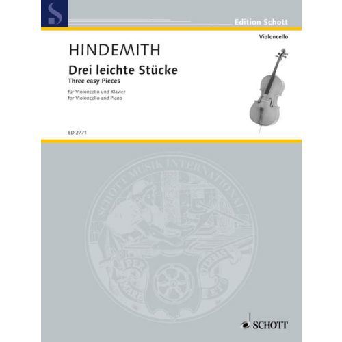 HINDEMITH - DREI LEICHTE STÜCKE FÜR VIOLONCELLO UND KLAVIER