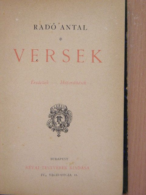 Arvers - Versek [antikvár]