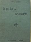 Dárday Sándor Igazságügyi törvénytára VIII. [antikvár]