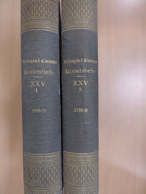 Anna Ritter - Velhagen & Klasings Monatshefte 1910/1911 I-II. (gótbetűs) [antikvár]