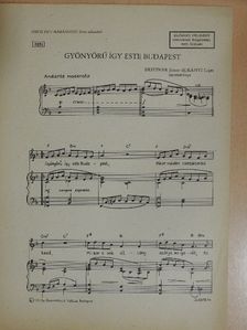 Breitner János - Gyönyörű így este Budapest [antikvár]