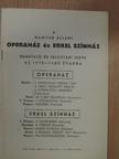 A Magyar Állami Operaház és Erkel Színház bemutató és felújítási terve az 1970-71-es évadra [antikvár]