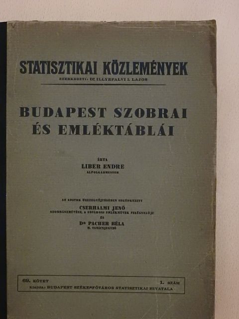 Liber Endre - Budapest szobrai és emléktáblái [antikvár]