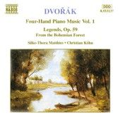 DVORAK - FOUR-HAND PIANO MUSIC VOL.1 - LEGENDS OP.59 CD