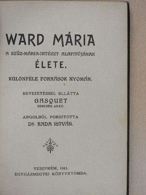Ward Mária [antikvár]