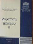 Balázsné Mócsai Andrea - Kvantitatív technikák II. [antikvár]