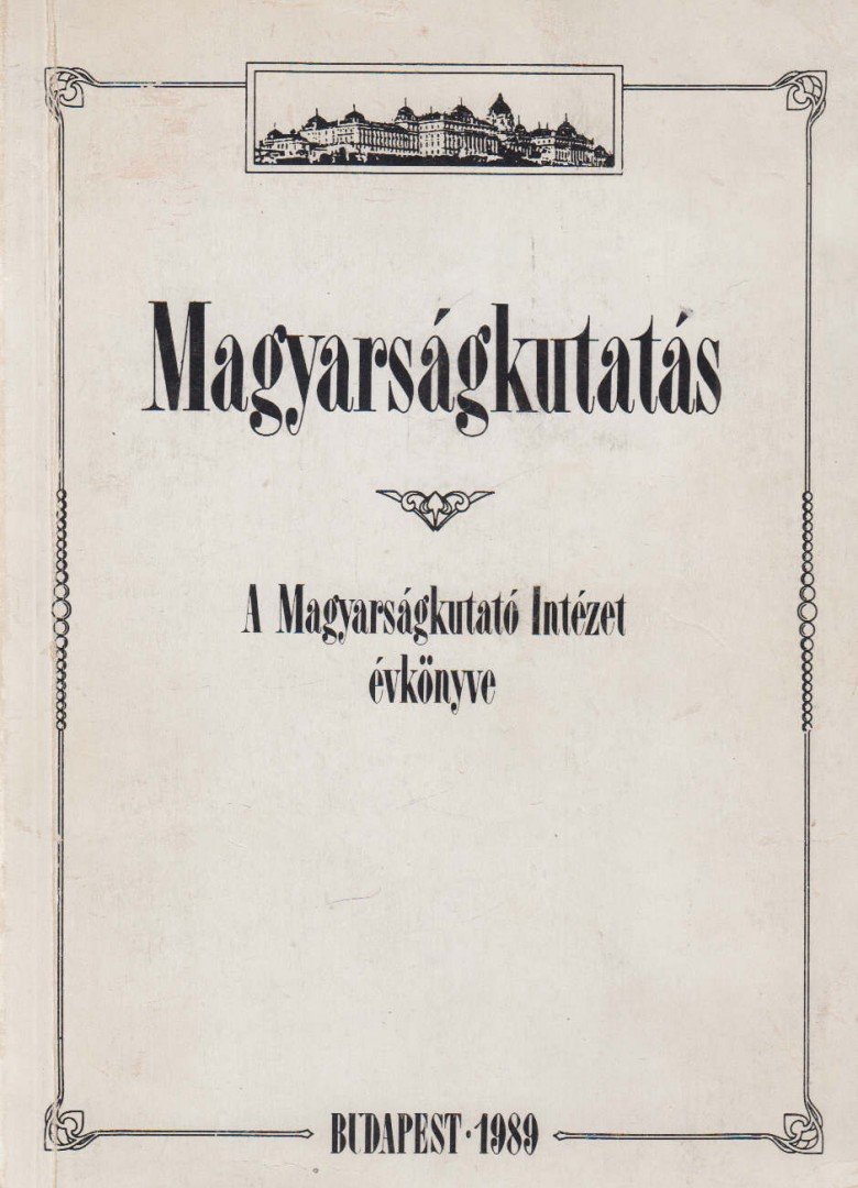 JUHÁSZ GYULA - Magyarságkutatás [antikvár]