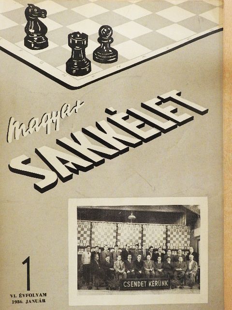 Bán Jenő - Magyar Sakkélet 1956. január [antikvár]