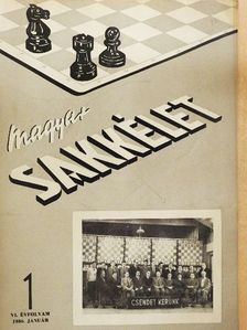 Bán Jenő - Magyar Sakkélet 1956. január [antikvár]