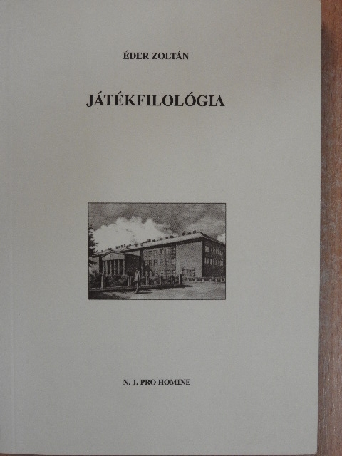 Biernaczky Szilárd - Játékfilológia [antikvár]