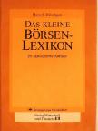 Hans E. Büschgen - Das Kleine Börsen-Lexikon [antikvár]