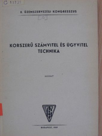 Gerschler Heinz - Korszerű számvitel és ügyvitel technika [antikvár]