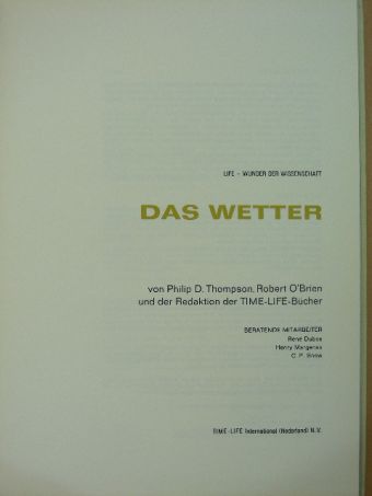 Philipp D. Thompson - Das Wetter [antikvár]