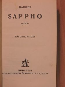 Daudet - Sappho [antikvár]