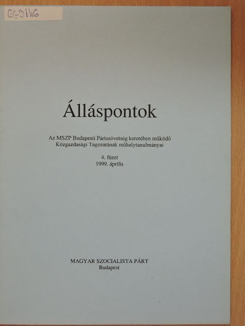Akar László - Álláspontok [antikvár]