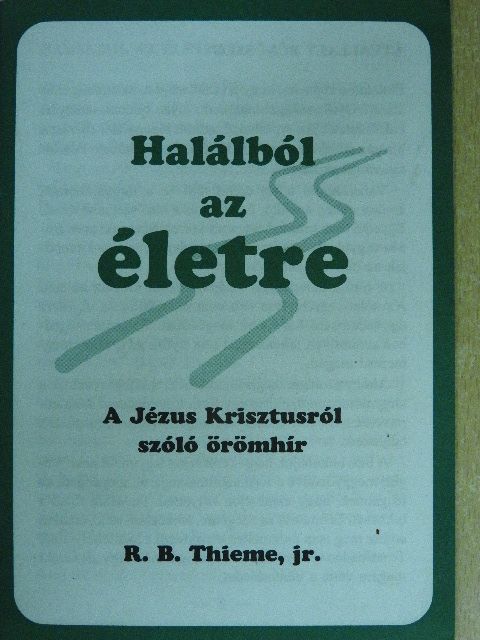 R. B. Thieme - Halálból az életre [antikvár]