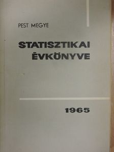 Pest megye statisztikai évkönyve 1965 [antikvár]